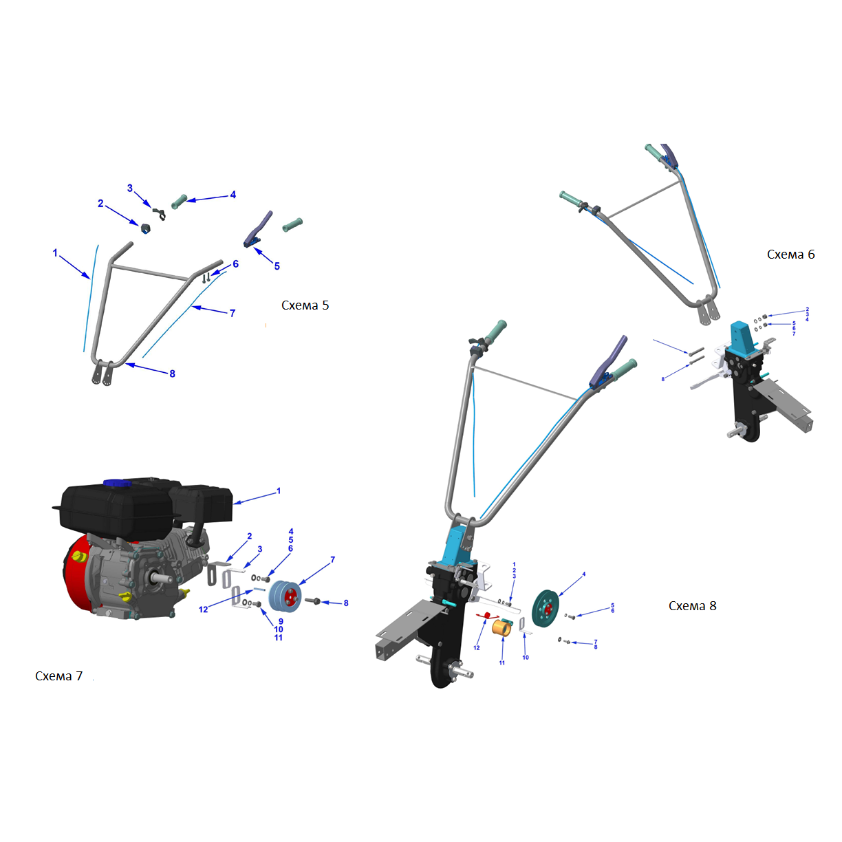 Мотоблок бензиновый GT-330 L