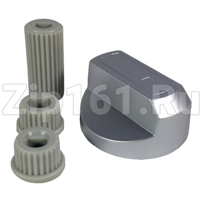 Ручка газового крана универсальная, 1 шт, серая