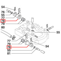 Переходник термоблока 6мм DeLonghi 5332212900